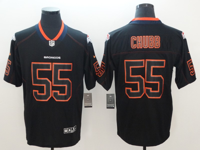 Men's Denver Broncos Bradley Chubb #55 Black Jersey